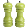 T&G Woodware Capstan Pepper and Salt Mill Set with a Green Gloss Finish